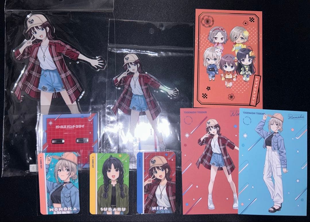 ガールズバンドクライ　カラオケの鉄人　ルームキー　アクリルスタンド　まとめ売り