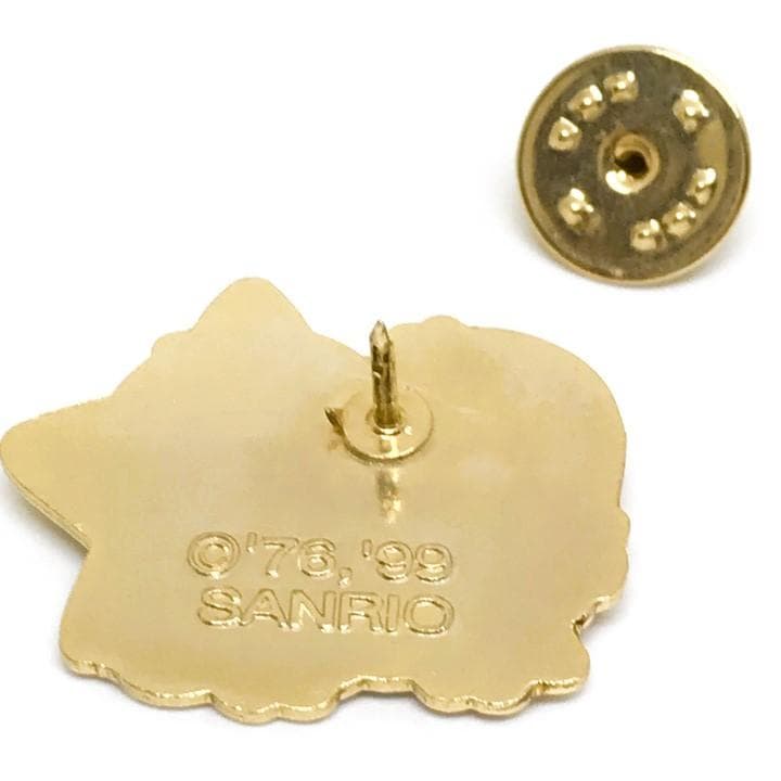 1999年 キキララ レトロ ピンバッジ 未使用 ピンズ リトルツインスターズ