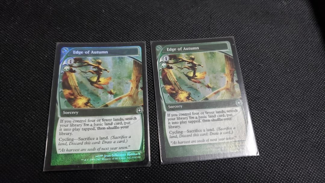 MTG 秋の際 英語 foil 初版 2枚セット