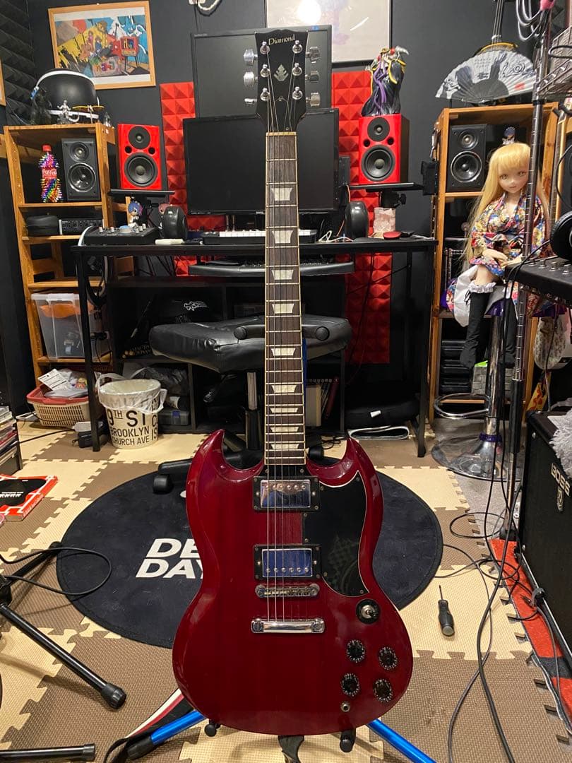 マホガニーボディAria Diamond ASG-420