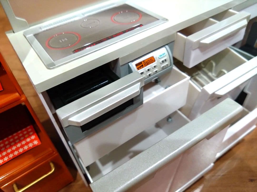 【レア】リーメント ぷちサンプルシリーズ システムクックさん ミニチュアキッチン