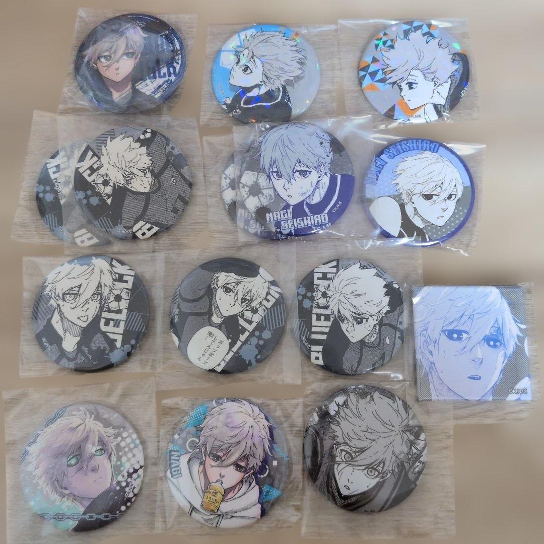 凪誠士郎　缶バッジ　くじメイト　ホログラム　中国限定　原作　原画　ブルーロック