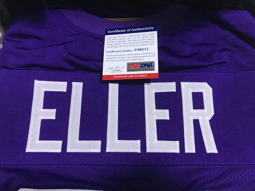 NFL Carl Eller ミネソタ バイキングス 直筆サイン入りユニフォーム