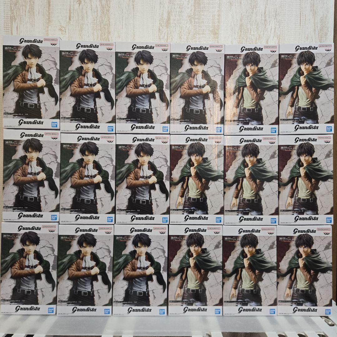 進撃の巨人 グランディスタ エレン リヴァイ 18点セット