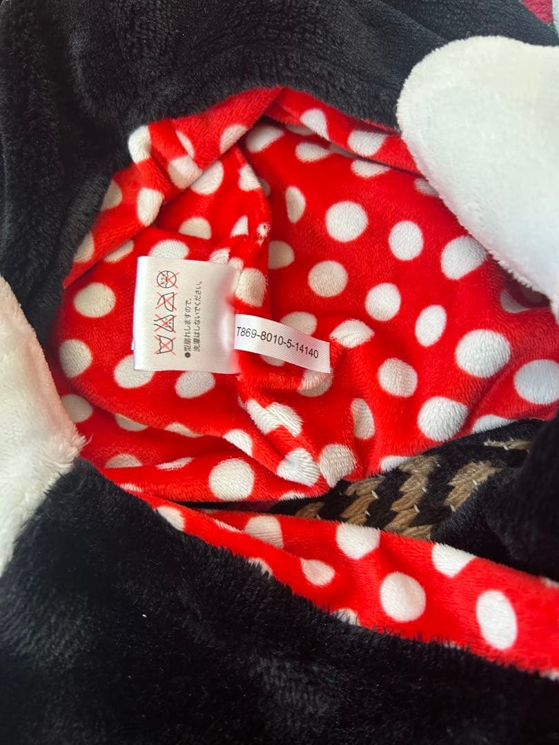 ディズニー　ファンキャップ　マフラーキャップ　ミニー