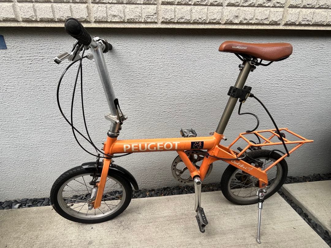 PEUGEOT 折り畳み自転車コリブリ　オレンジ(北海道、沖縄除く)