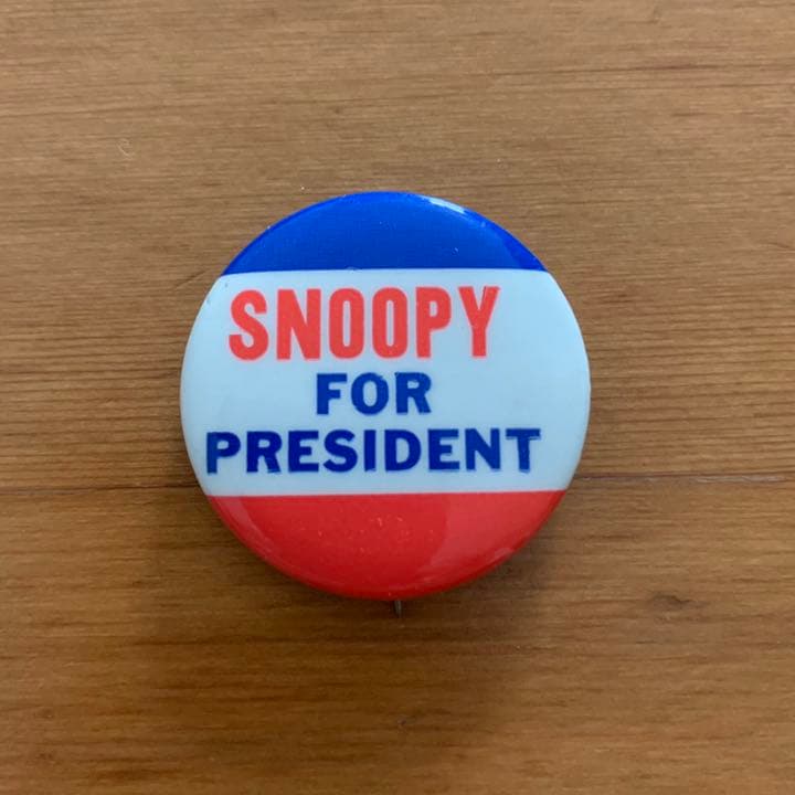 スヌーピー SNOOPY FOR PRESIDENT バッジ 藤原ヒロシ