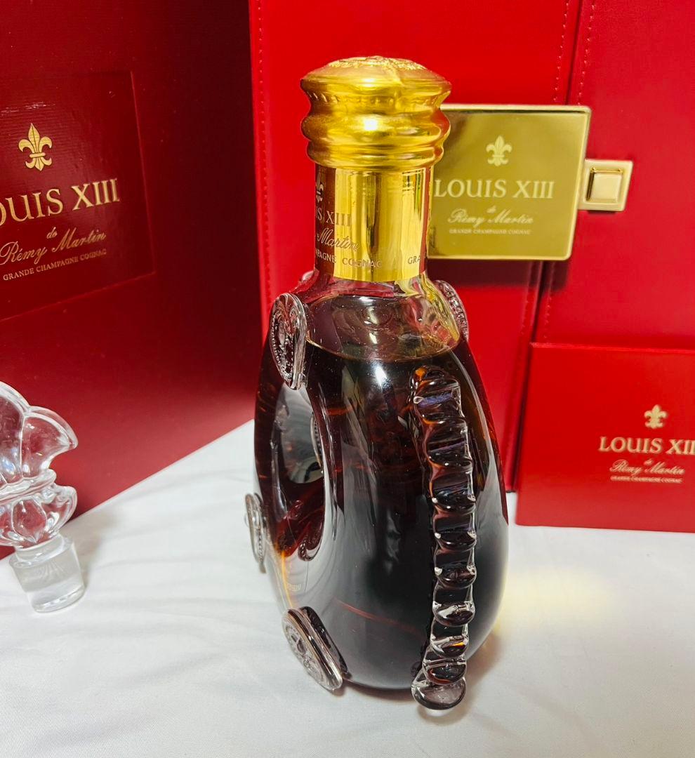 レミーマルタン ルイ13世 バカラ　替栓・冊子・観音開き化粧箱・外箱付！未開封