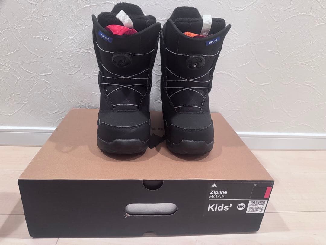 Zipline BOA 子ども用スノーボードブーツ ブラック バートン 24cm
