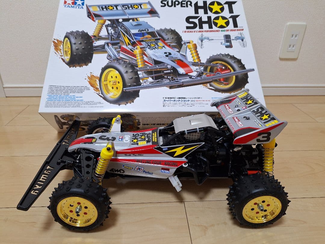タミヤスーパーホットシヨット本体 T4YF ラジコン送信機 セット