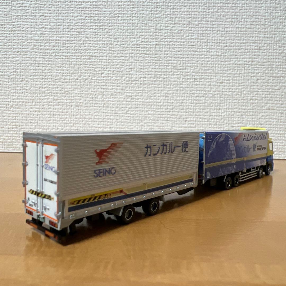 トレーラーコレクション　日野プロフィアハイブリッド仕様　西濃運輸フルトレーラー