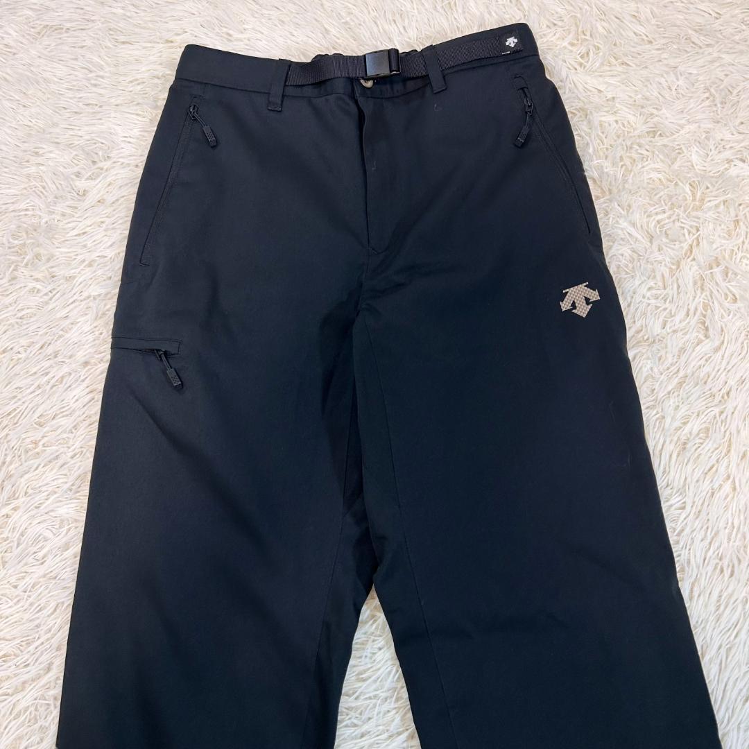 人気　デサント　ナイロンパンツ　カーゴパンツ　ゴルフ　ベルト　ウエストゴム　L