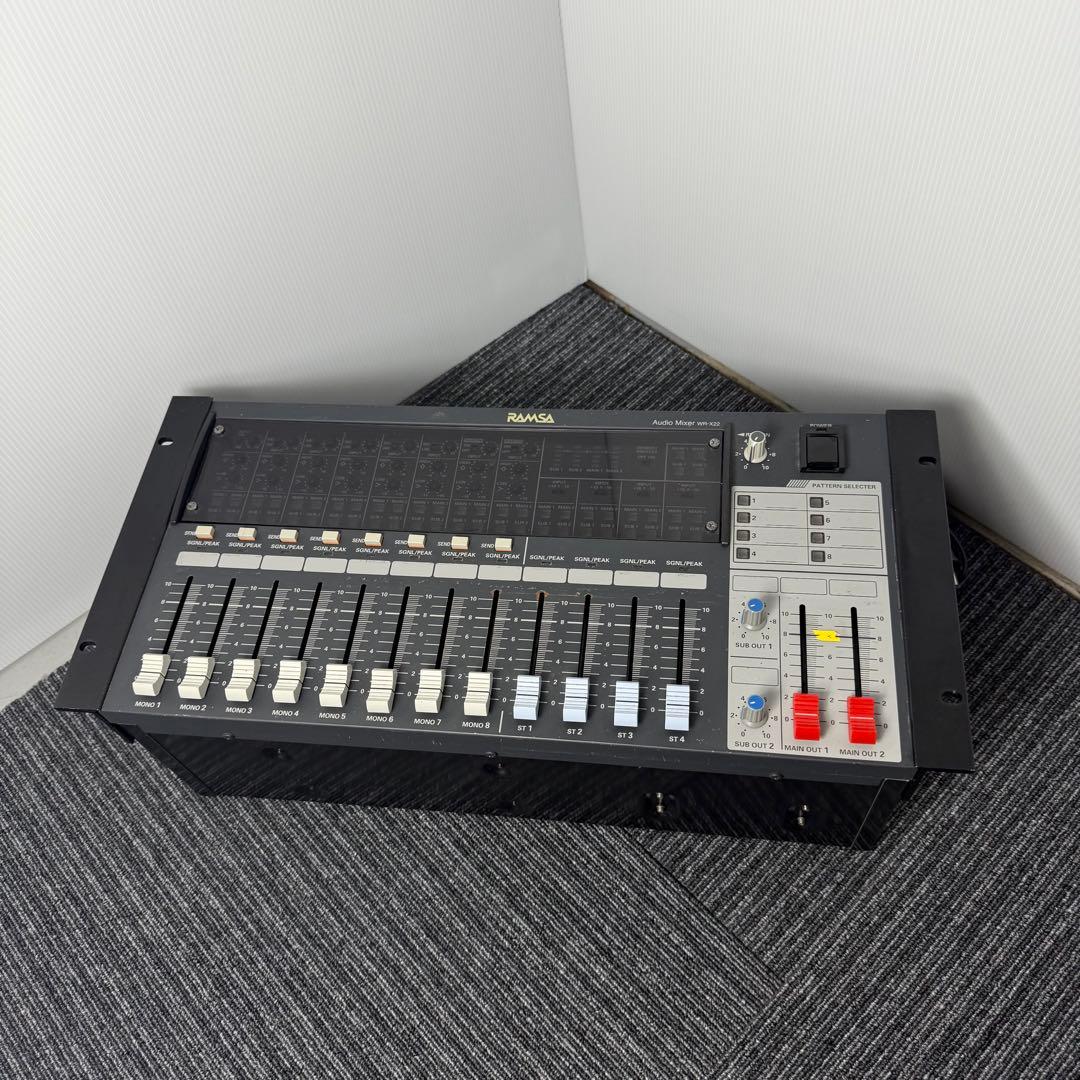 Panasonic RAMSA WR-X22 オーディオミキサーレトロ音響機器