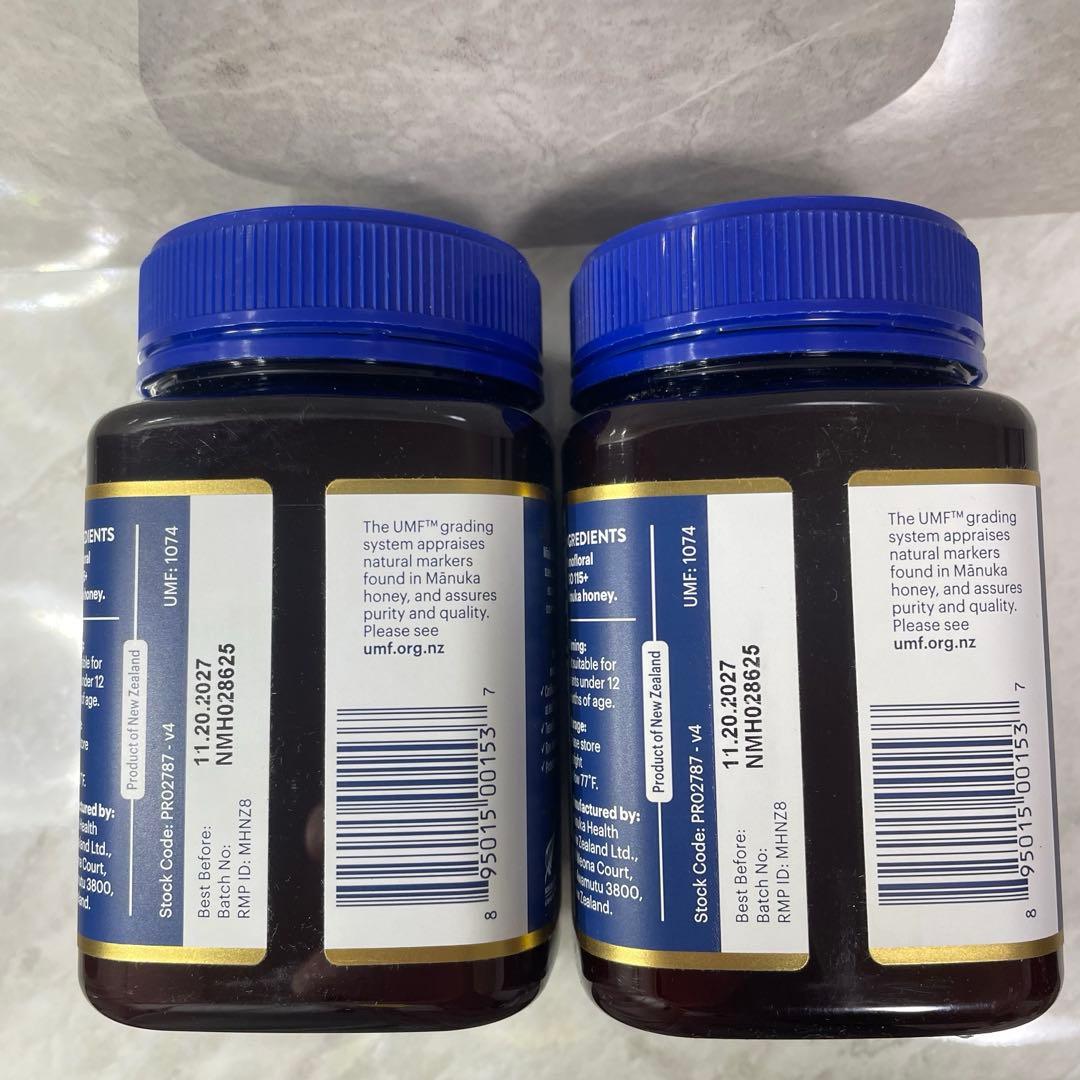 マヌカハニー MGO115+ マヌカヘルス 500g はちみつ 6+UMF 2つ