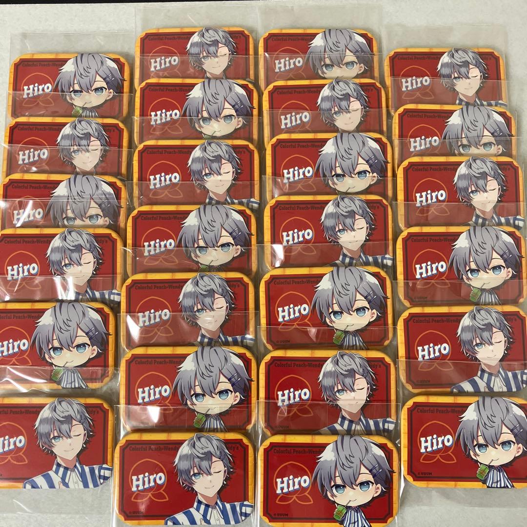 カラフルピーチ　ヒロ　缶バッジ　26個　ウェンディーズ