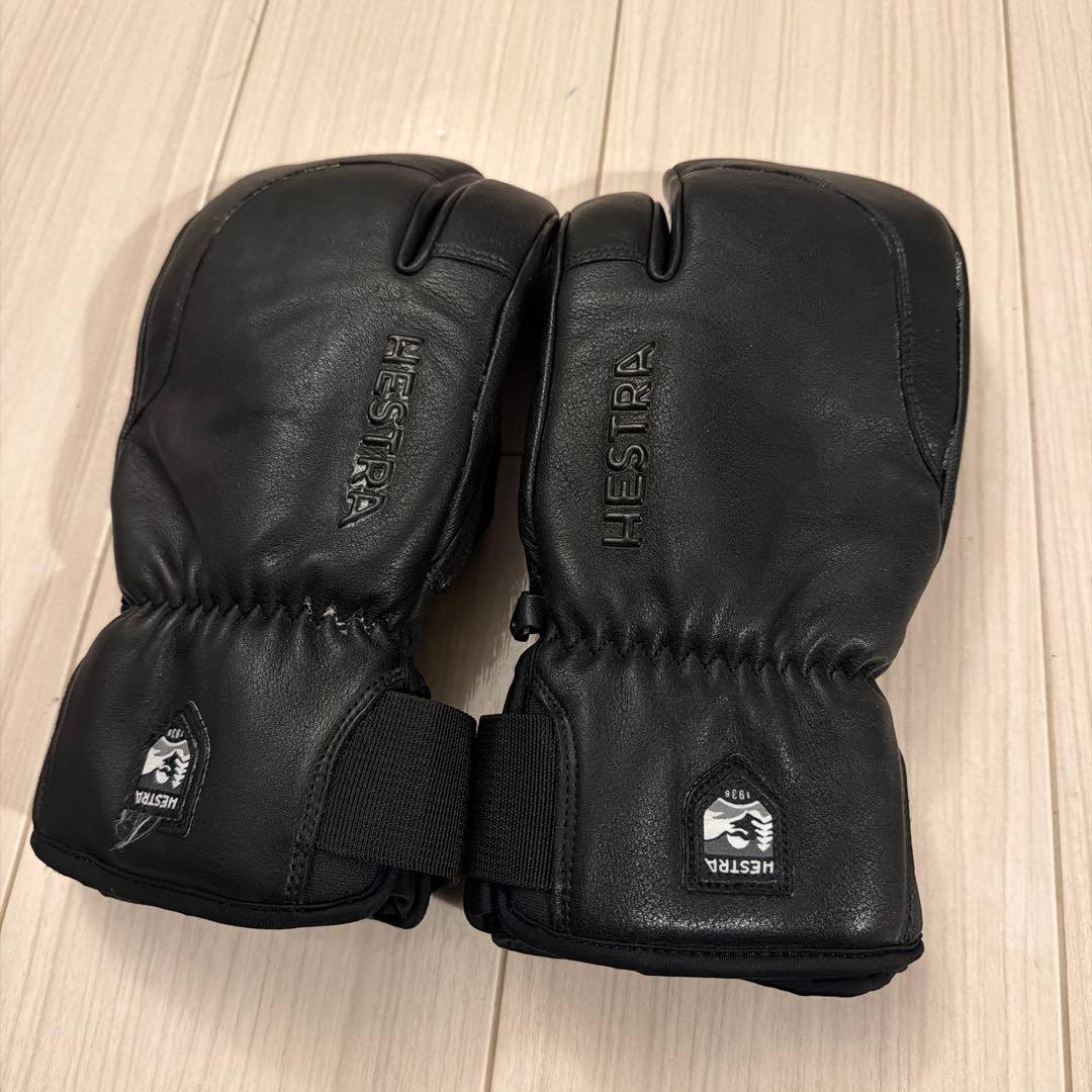 Hestra ミトングローブ サイズ8 ブラック