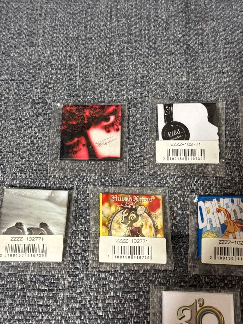 L'Arc〜en〜Ciel 歴代ジャケット　バッジ　8点　まとめ売り