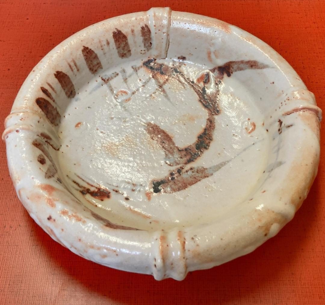 【値下げ】【未使用】 奥磯太覚 志野 鉢 【真作保証】