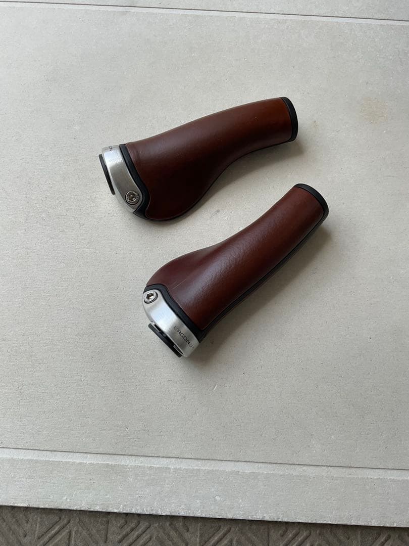 パーツ Brooks Ergon GP1 Leather Grip
