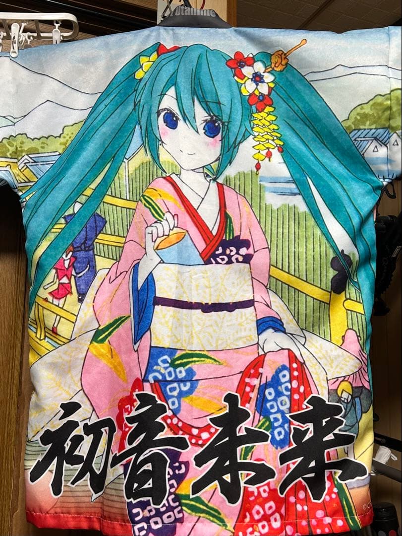 【新品未使用】初音ミク 法被と手拭い 歌姫東海道