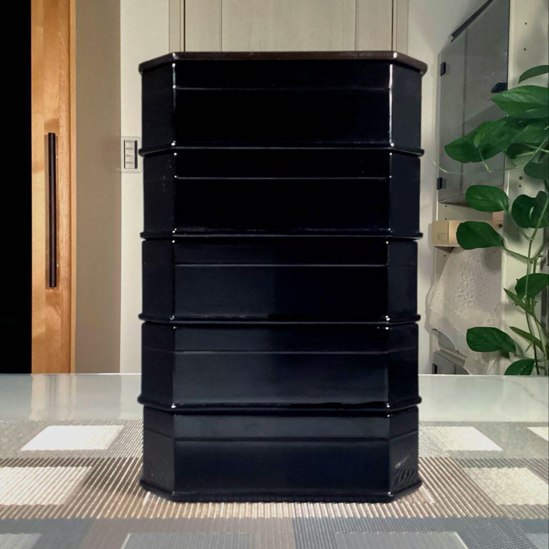 『プレうー特価』　山中塗　二代宗明　助田宗明　縁高重