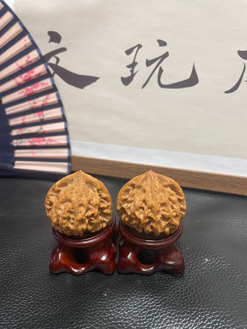 厚揚げNo.407❤️遊ぶクルミ　文玩核桃 希少変高級種龙门涧