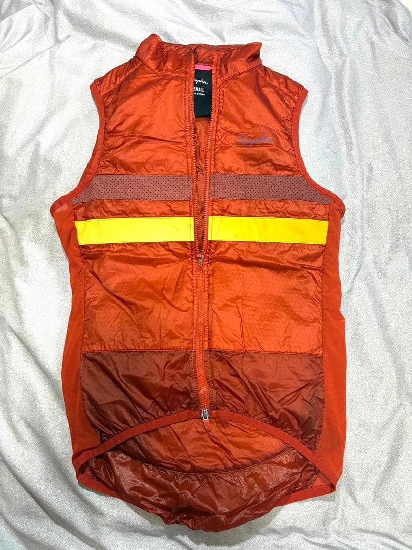 Rapha メンズ ブルベ インサレーテッド ジレ S オレンジ