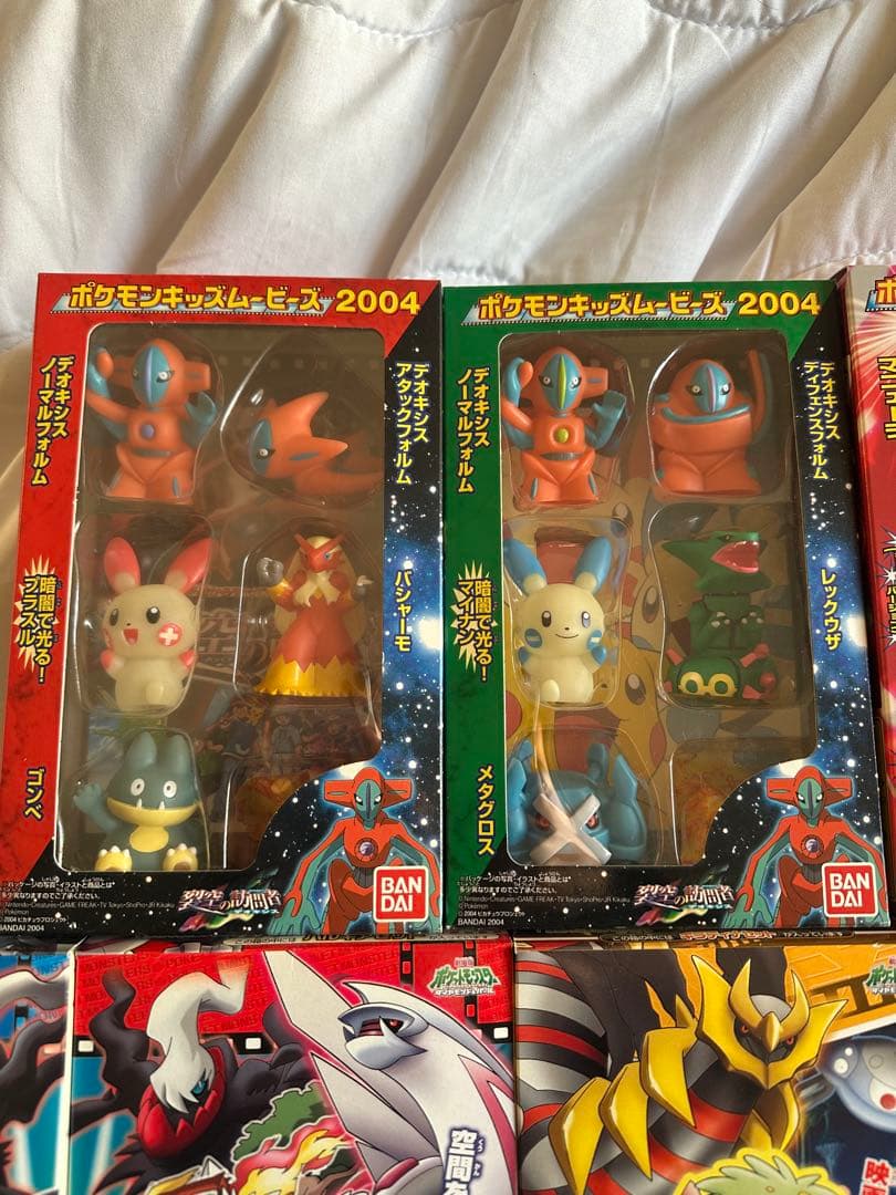 【未開封】ポケモンキッズムービーズ 17種100体 指人形 ソフビ クリア 蓄光