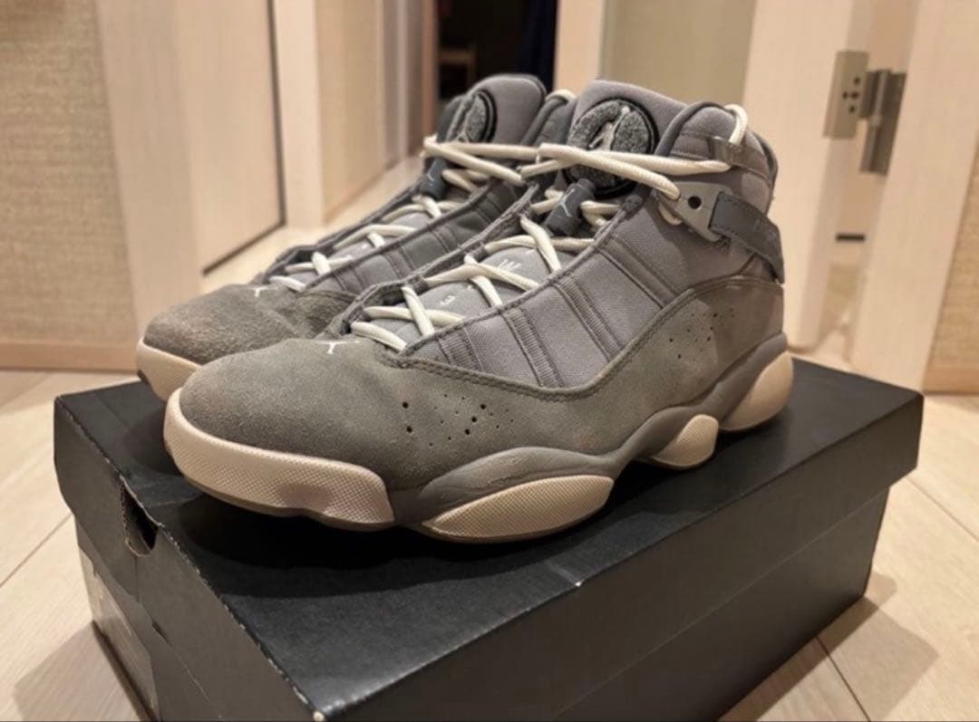 ジョーダン6 rings グレー