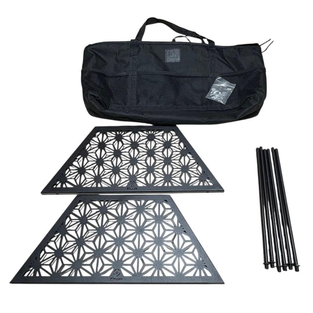 S'more(スモア) 和柄アウトドアテーブル　２枚セット