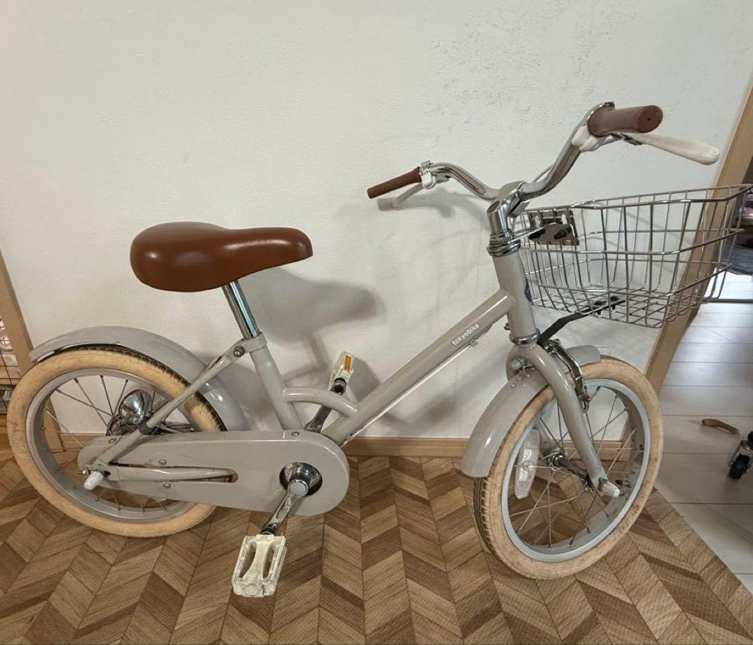 【手渡し限定】tokyobike 幼児用自転車 16インチ、アイボリー