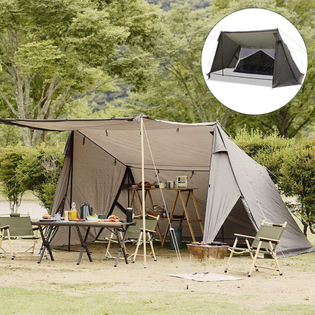 ワークマン　耐久撥水スクエアシェルター（インナーテント1～2人用）