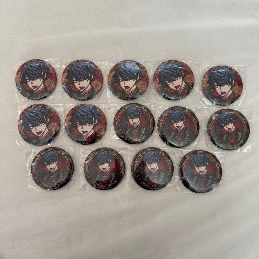 桃源暗鬼 一ノ瀬四季 BIGグリッター缶バッジ ファボテリア １４個