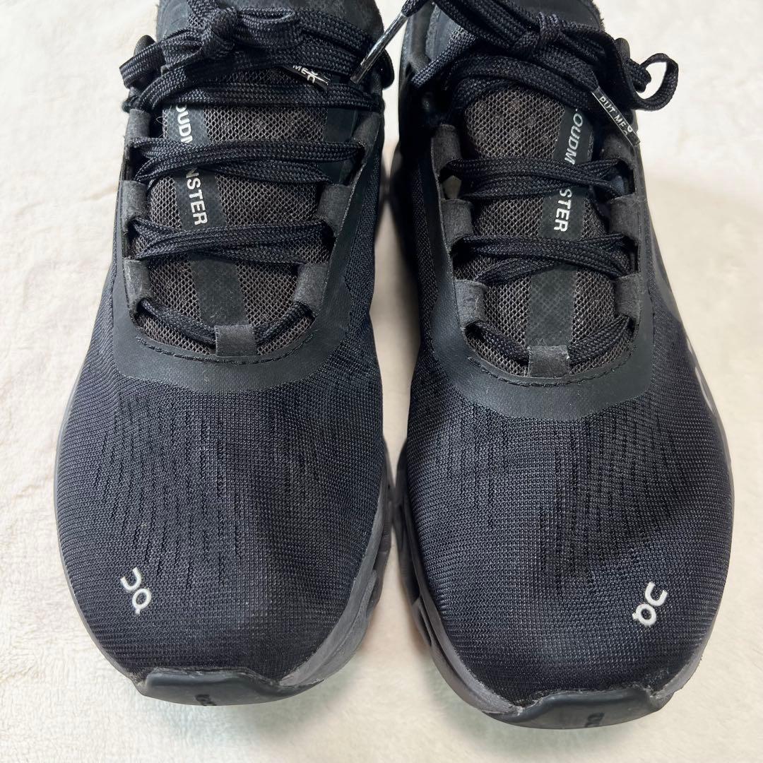 On Cloudmonster ブラック ランニングシューズ24.5cm