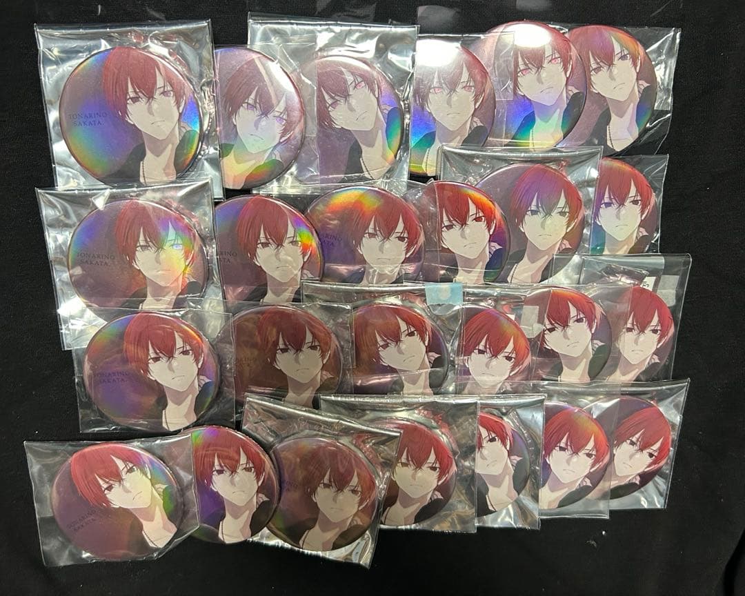 浦島坂田船 あほの坂田。 となりの坂田。 シャドウ ホロ 缶バッジ