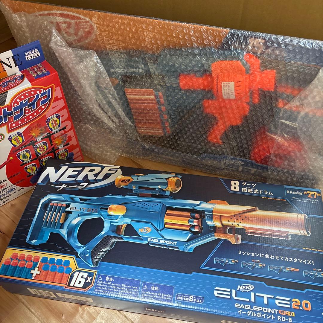新品未開封　3点セット　ナーフ　エリート　ショックウェーブRD-15 イーグルポ