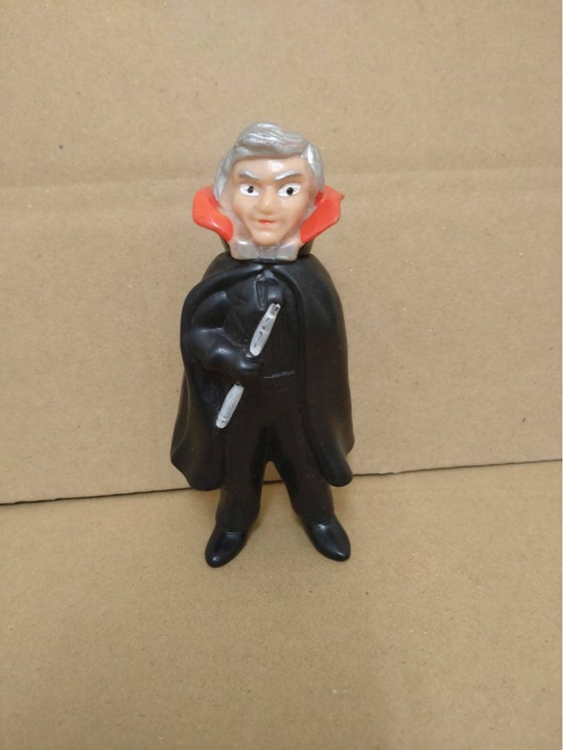 当時物 ポピー ミニソフビ 死神博士 怪人 仮面ライダー　12cm