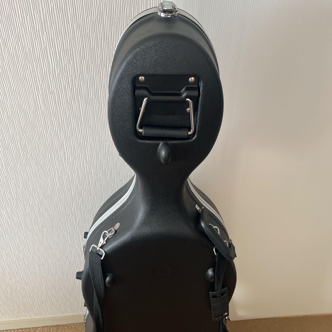 チェロケース キャスター付きハードケース ブラック