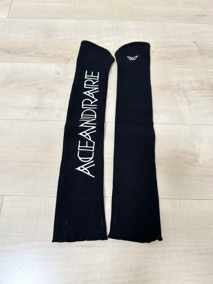 ACEANDREA EMBOSS JQ アームカバー　ニットアップ