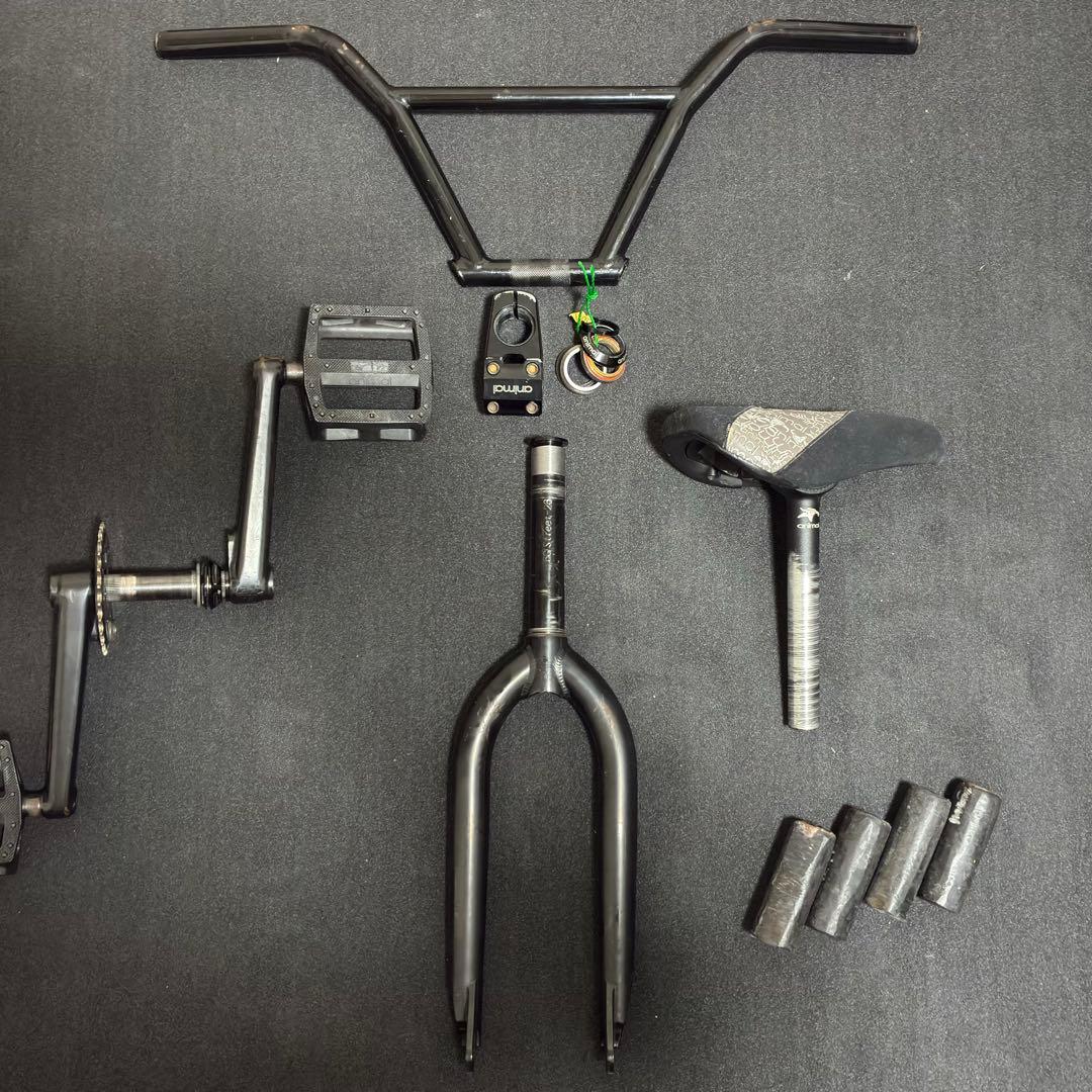 希少品★ ANIMAL TERRIBLE ONE 他BMX パーツ 10点セット