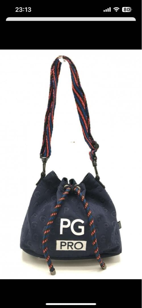 パーリーゲイツ カートバック 紺色