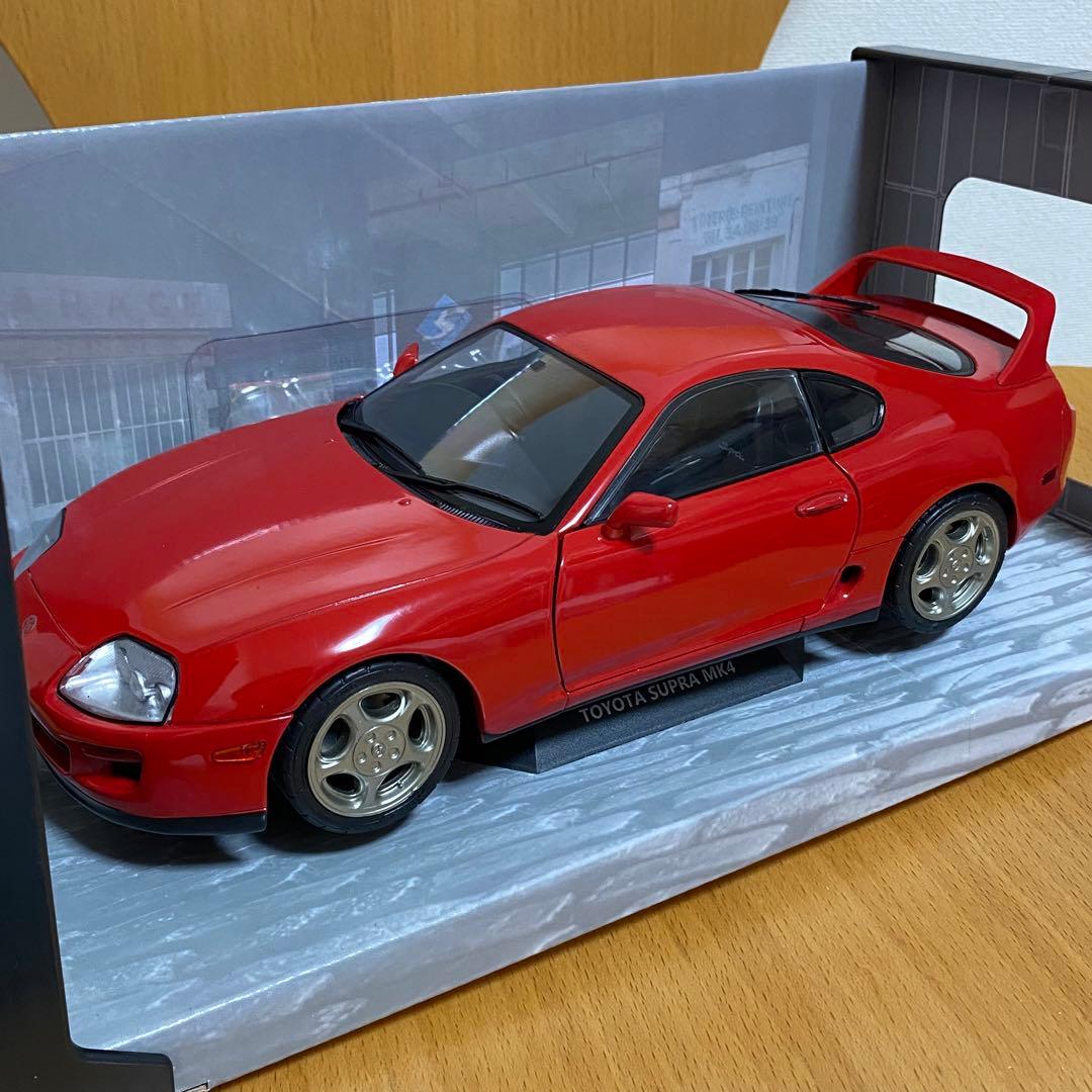 ソリド　solido 1/18 スープラ　mk4 jza80 レッド