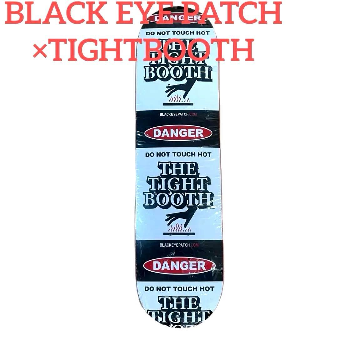 ブラックアイパッチ タイトブース スケボー デッキ 8.25
