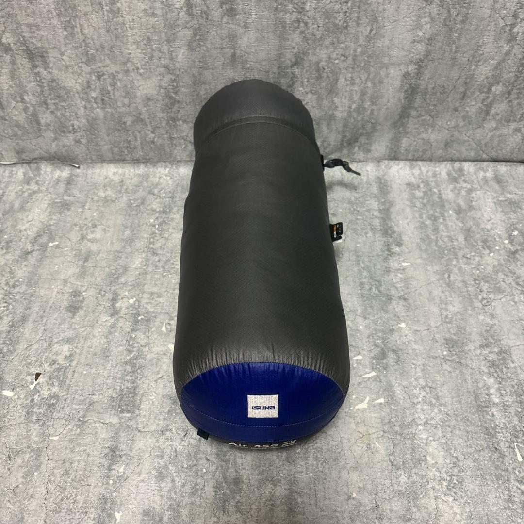美品 ISUKA イスカ エア 450X シュラフ 寝袋 寝具 ロイヤルブルー