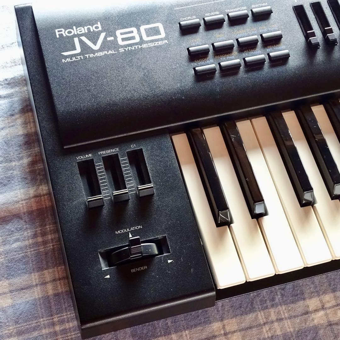 【良品】Roland JV-80 + ROMカード + エクスパンジョンボード