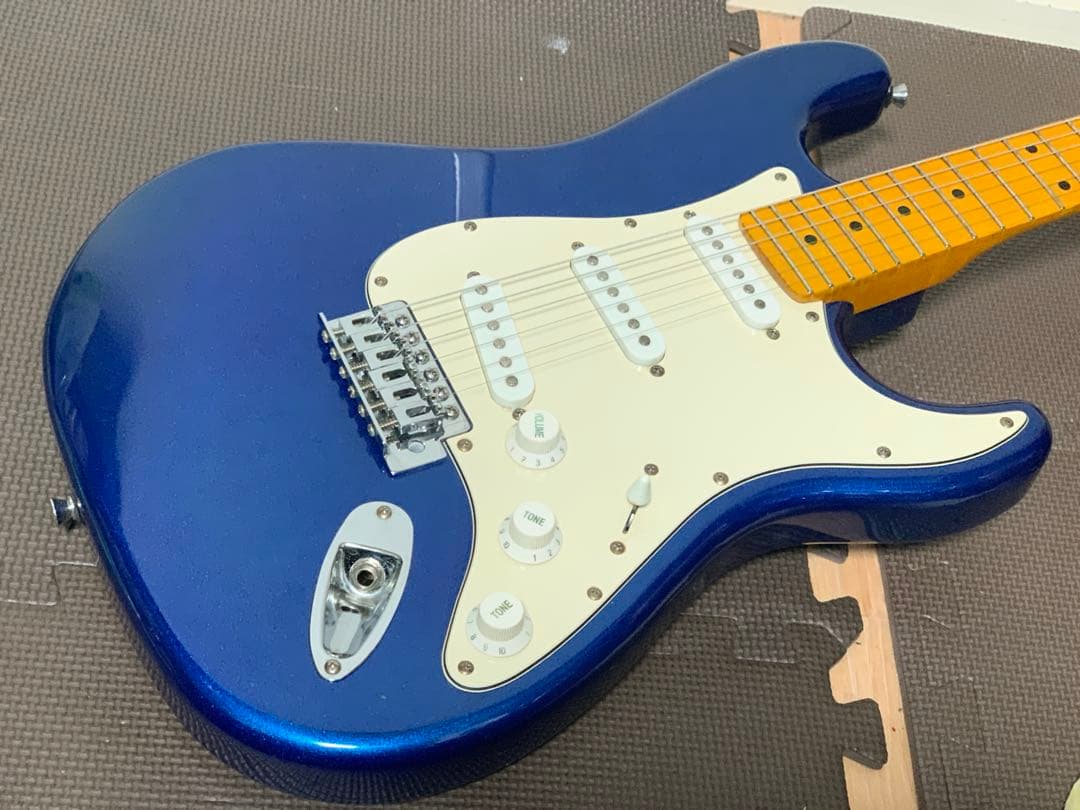 セルダー SELDER ストラト ストラトキャスター メイプル 杢目 青