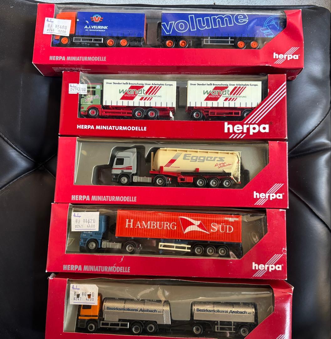 HERPA ミニチュアトラック セット　他トラック