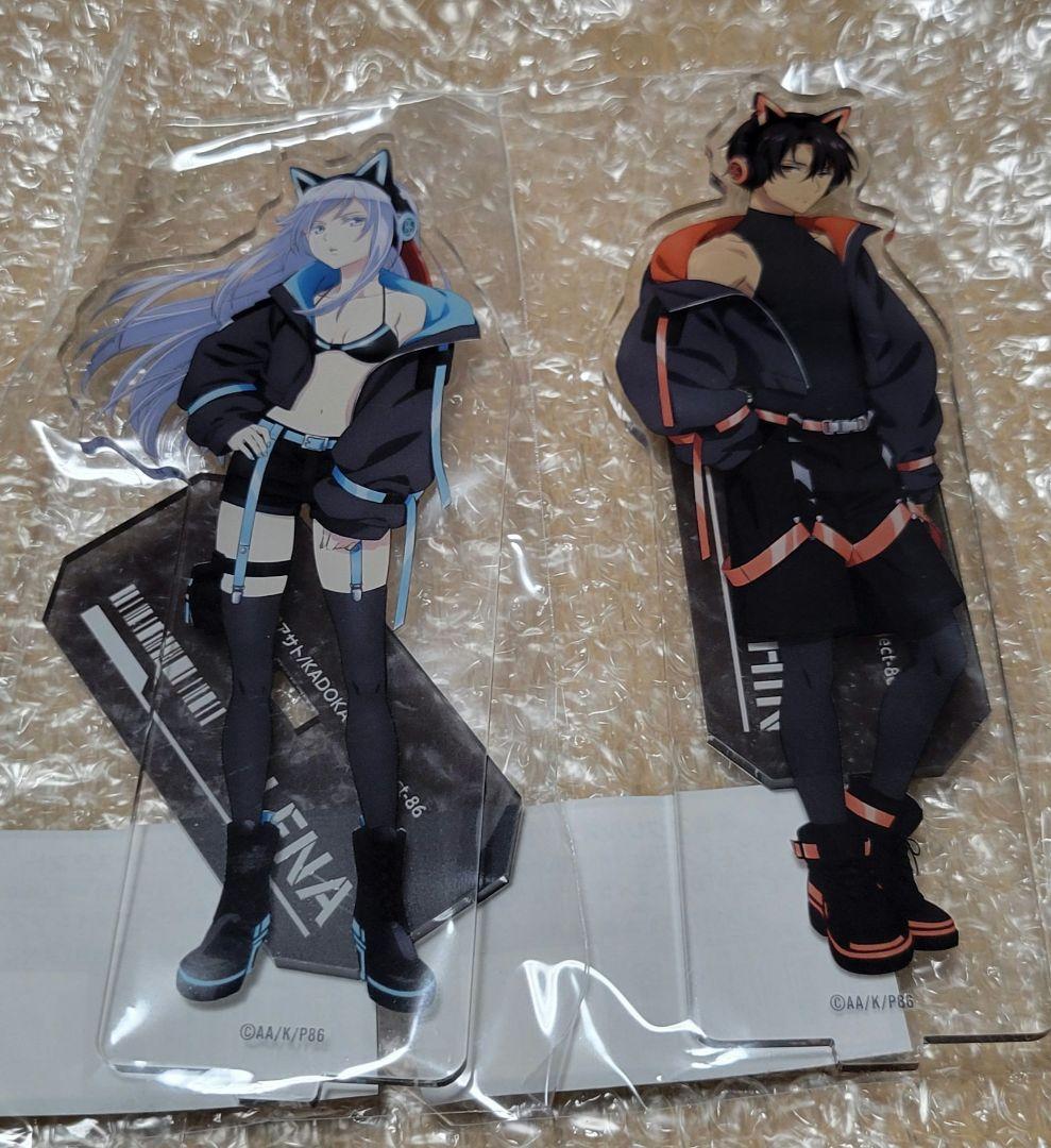 86-エイティシックス- コラボカフェ本舗　アクスタ　シン　レーナ　等身