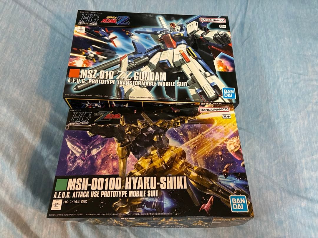 HG 1/144 ガンプラセット 百式 & ZZ ガンダム