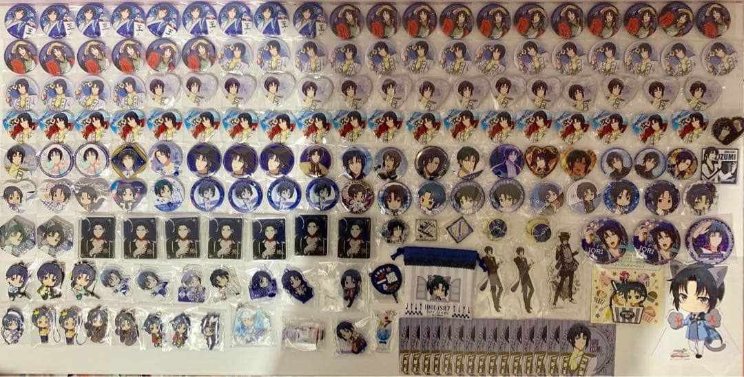 アイナナ 一織 グッズまとめ（バッジ アクスタ ラバスト）